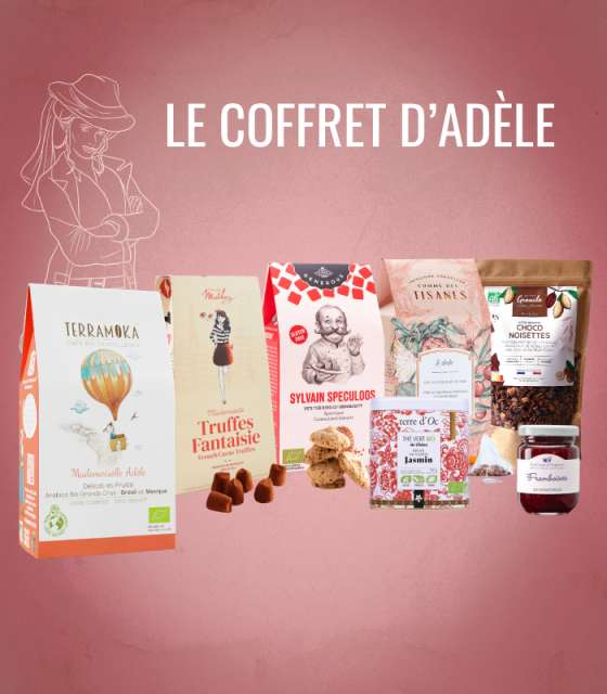 COFFRET  petit déjeuné d'Adele, capsule cafe, cafe capsule bio, café capsule nespresso, cafe capsule compatible
