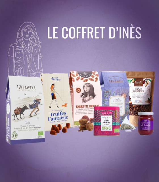 COFFRET INES, capsule cafe, cafe capsule bio, café capsule nespresso, cafe capsule compatible