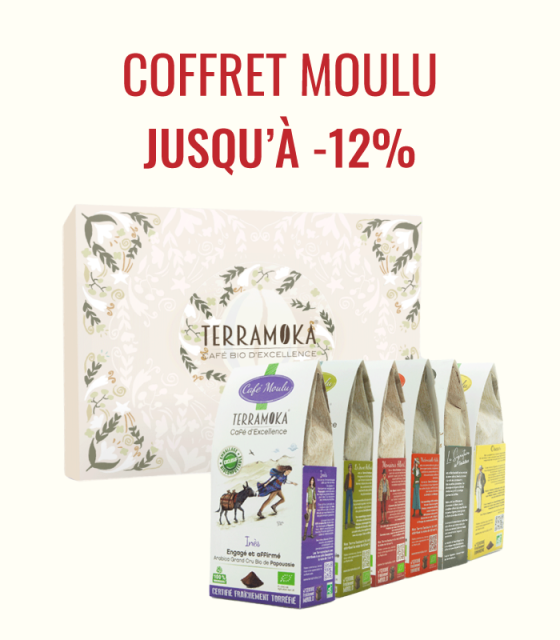 coffret découverte café bio moulu 6 origines
