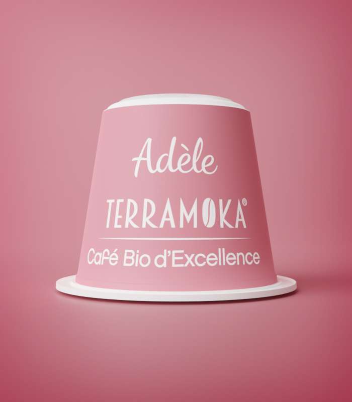 ADELE : 60 CAPSULES CAFÉ BIO DU BRÉSIL & MEXIQUE - DÉLICAT ET FRUITÉ