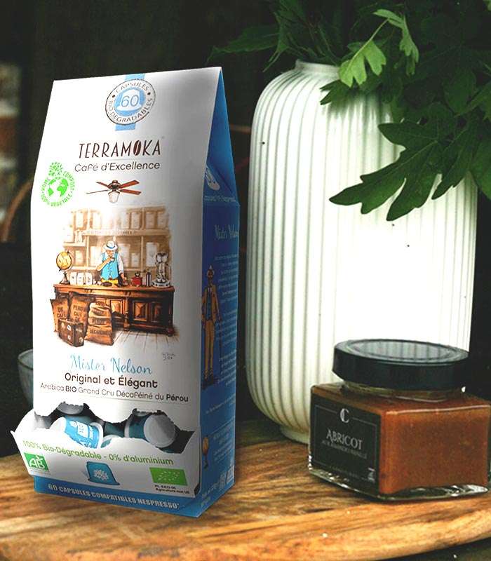 Découvrez notre café bio décaféiné du Pérou. sans solvant original et élégant