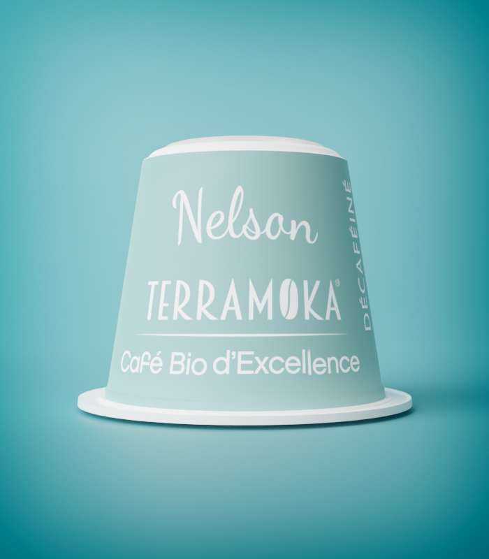 NELSON : 360 CAPSULES CAFÉ BIO DÉCAFÉINÉ DU PÉROU - ÉLÉGANT ET ÉQUILIBRÉ