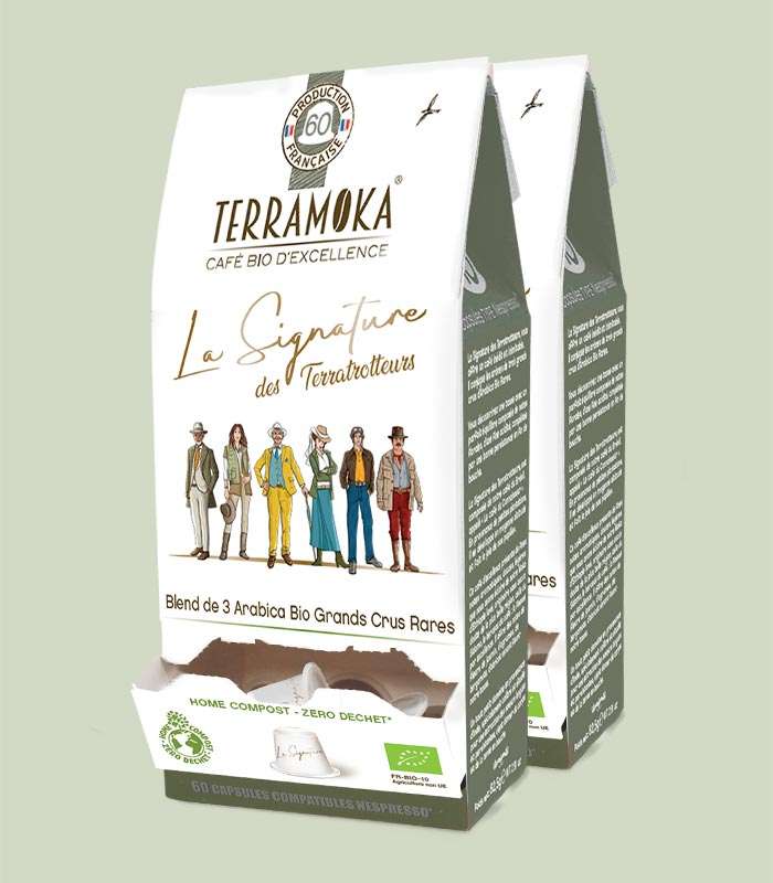 LA SIGNATURE : CAPSULES CAFÉ BIO INDE, BRÉSIL & ÉTHIOPIE - INTENSE ET FLORAL