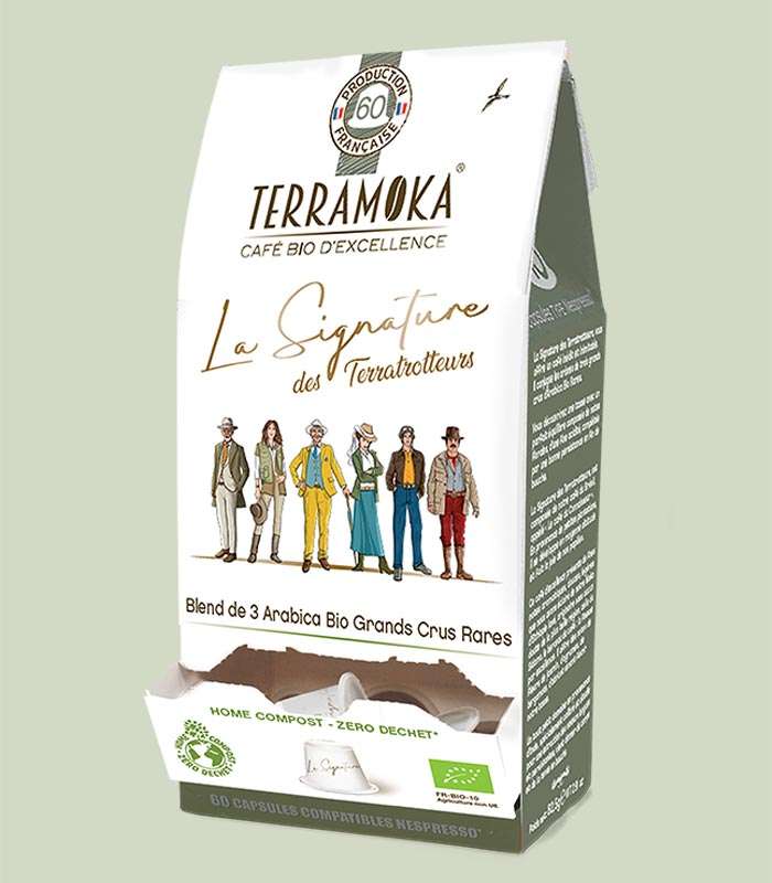 LA SIGNATURE : CAPSULES CAFÉ BIO INDE, BRÉSIL & ÉTHIOPIE - INTENSE ET FLORAL
