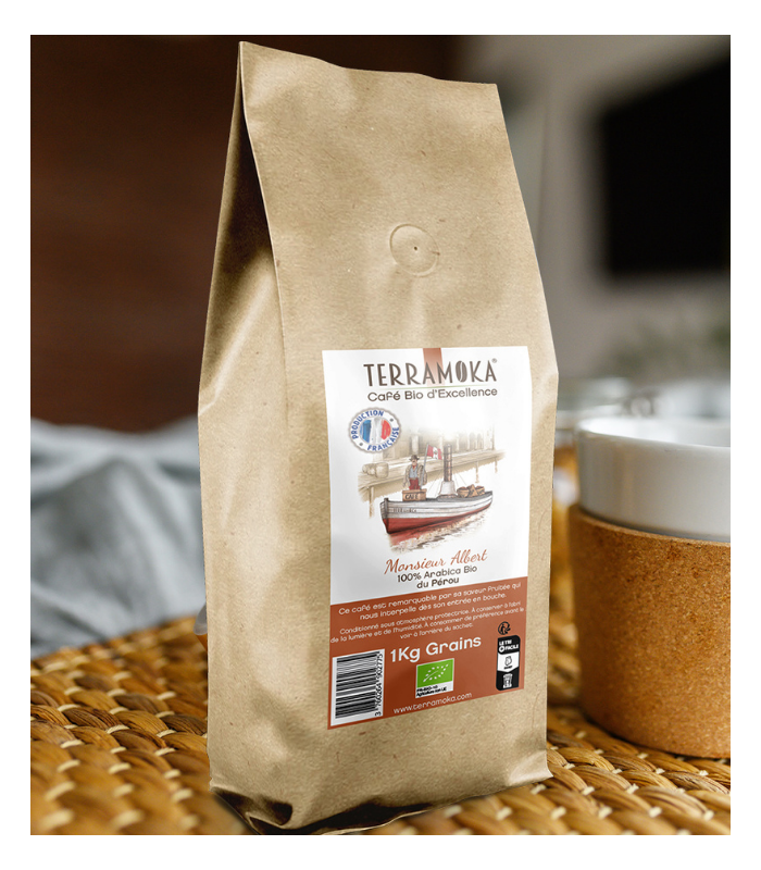 Découvrez notre café bio du Pérou en grains Terramoka, L'Or, Carte Noire, Illy, San Marco, Maxicoffee