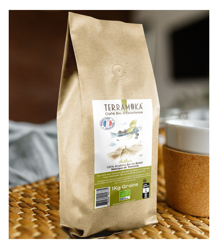 Découvrez notre café bio du Brésil, Mexique, Tanzanie en grains, Terres de café, Maxicoffee, Capsme, L'Or, Carte Noire,