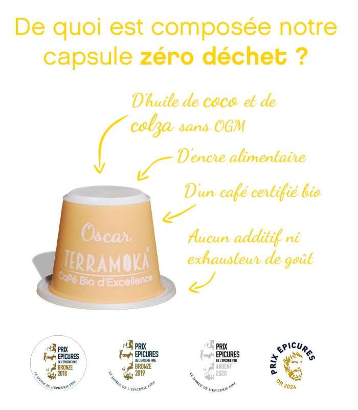 Coffret Découverte 6 Cafés Bio - 360 Capsules Compostables Compatibles Nespresso®