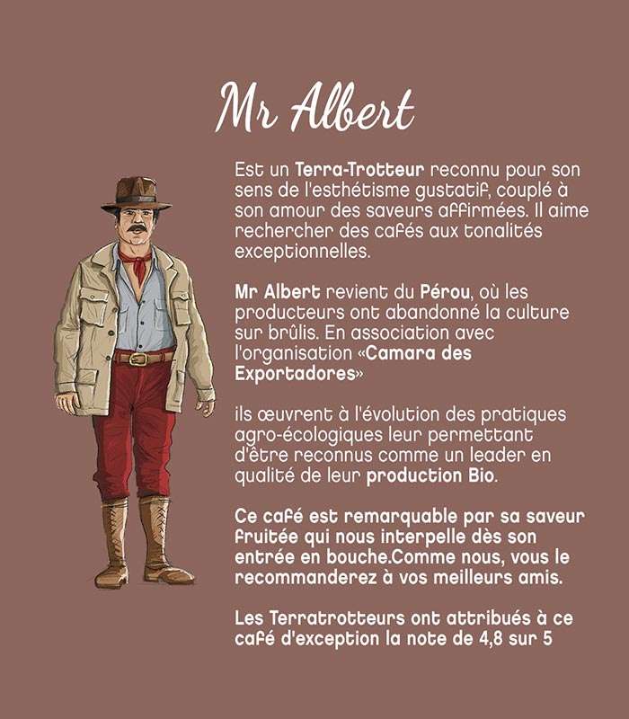 Découvrez notre café bio du Pérou Albert