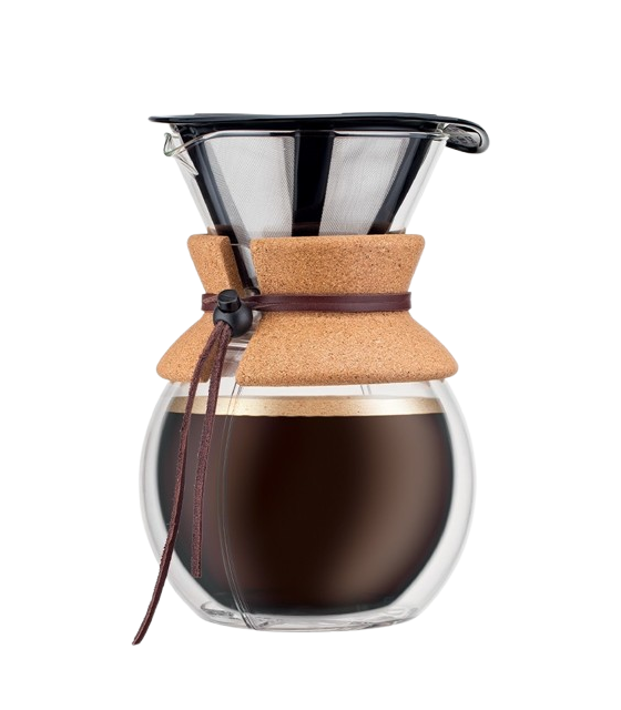 Cafetière BODUM POUR OVER Filtre permanent 8 tasses 1L