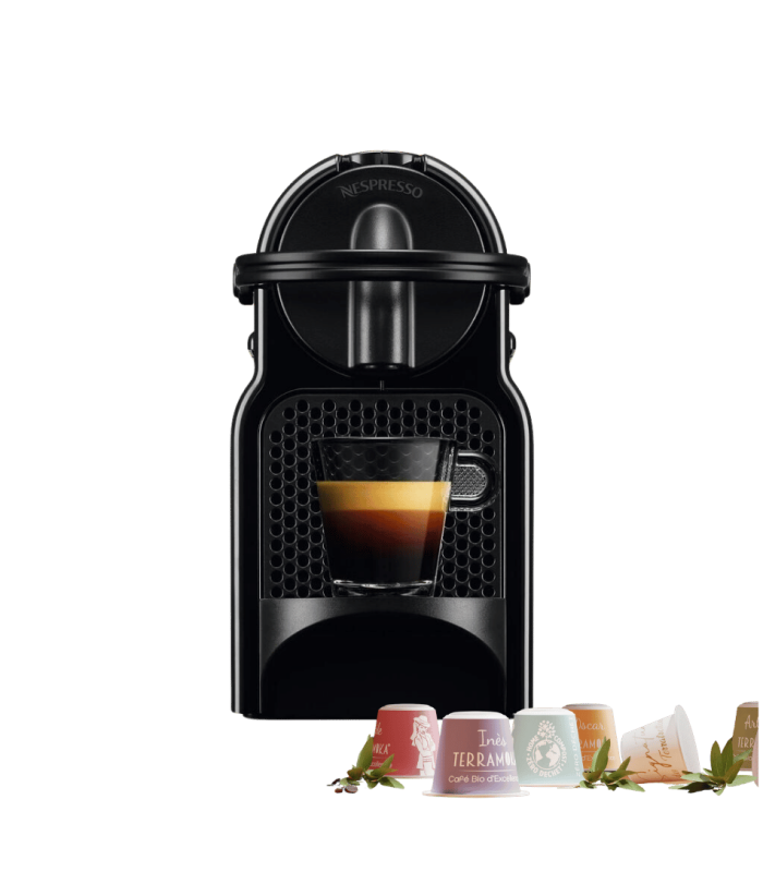 Machine à café Nespresso Inissia à capsules + 12 capsules