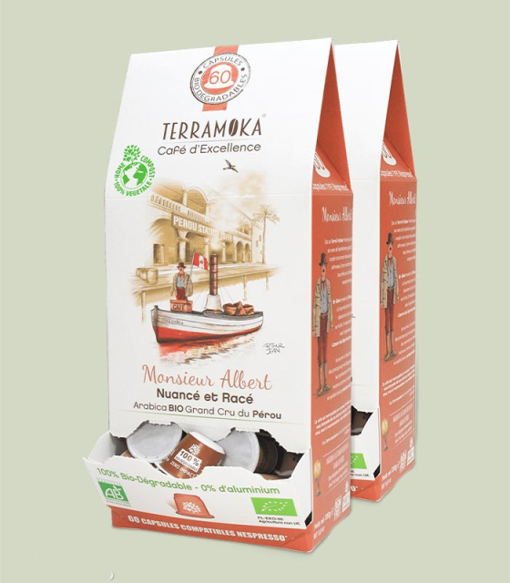 Découvrez notre café bio du Pérou, capsule cafe, cafe capsule bio, café capsule nespresso, cafe capsule compatible