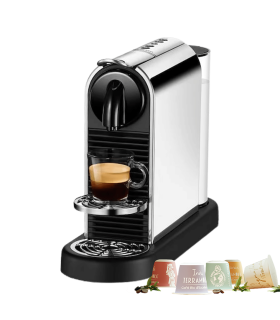 Machine à café Nespresso CitiZ compatible capsules Terramoka
