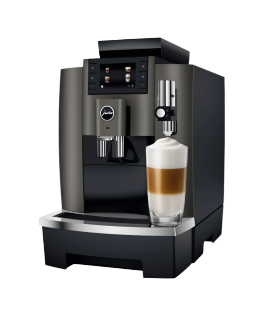 JURA W8 Dark Inox (+ LAIT)