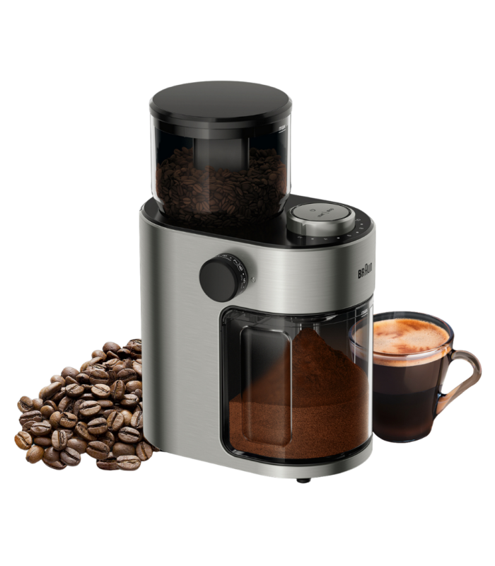 Moulin à café grains BRAUN KG7070 en inox