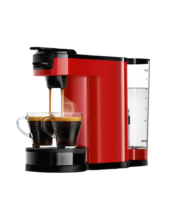 Machine à café Philips Senseo Switch Premium HD6592 électrique à dosettes + cafetière filtre