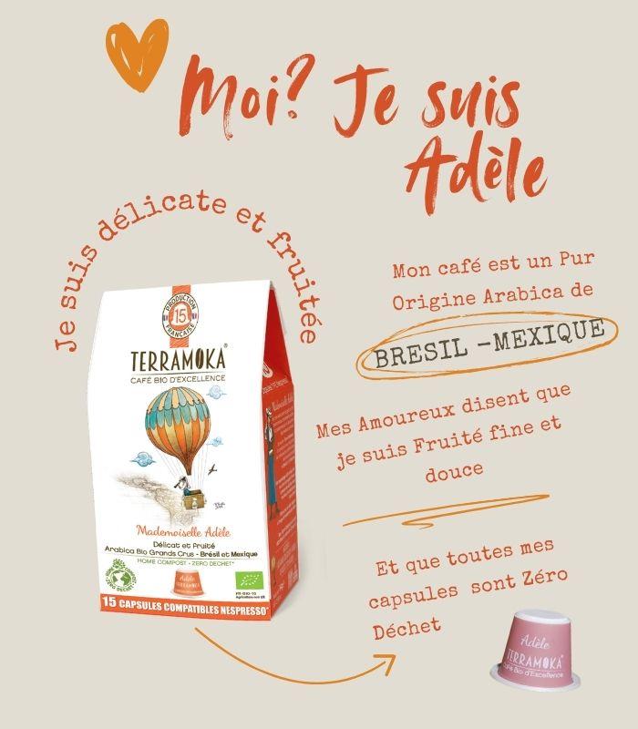 Coffret découverte Machine à café Nespresso Magimix Inissia + 90 cafés bio capsules