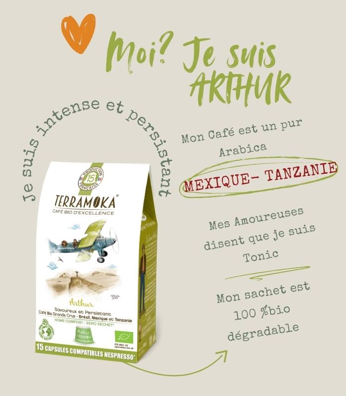 Coffret découverte Machine à café Nespresso Magimix Inissia + 90 cafés bio capsules