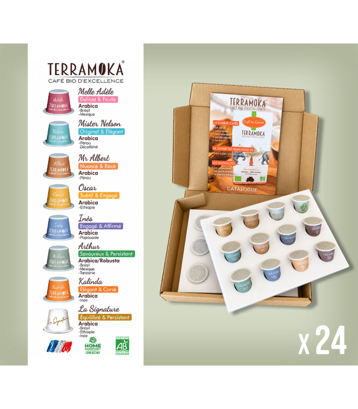 24 Capsules bio Terramoka offertes