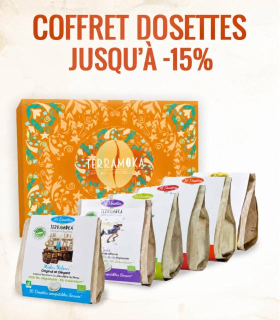 pack senseo 6 saveurs,  coffret découverte senseo, bresil, mexique, honduras, ethiopie, perou