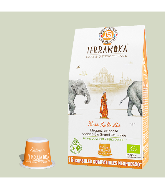 Découvrez notre café bio d'Inde, capsule cafe, cafe capsule bio, café capsule nespresso, cafe capsule compatible