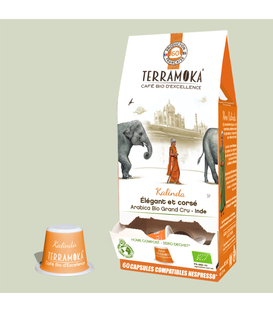 Découvrez notre café bio d'Inde, capsule cafe, cafe capsule bio, café capsule nespresso, cafe capsule compatible
