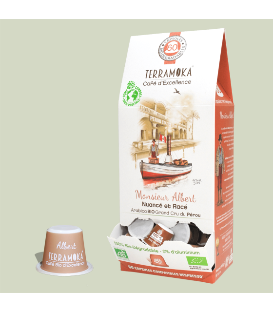 Découvrez notre café bio du Pérou, capsule cafe, cafe capsule bio, café capsule nespresso, cafe capsule compatible