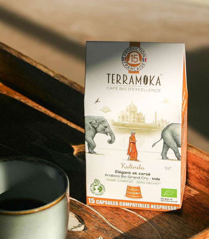 Un café bio d'excellence, capsule cafe, cafe capsule bio, café capsule nespresso, cafe capsule compatible
