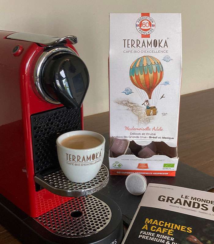 Découvrez notre café bio du Brésil, Mexique. 60 capsules compostables Nespresso®