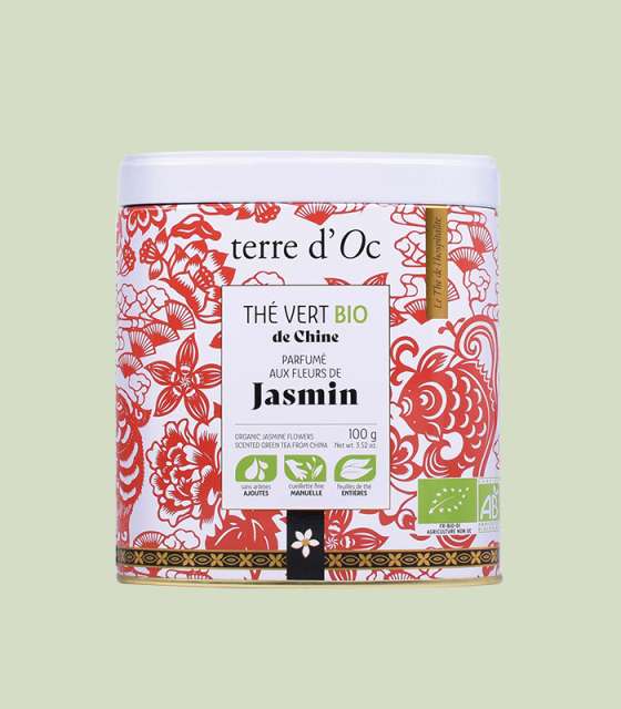 Thé vert bio jasmin, terre d'oc, kusmi tea, damann