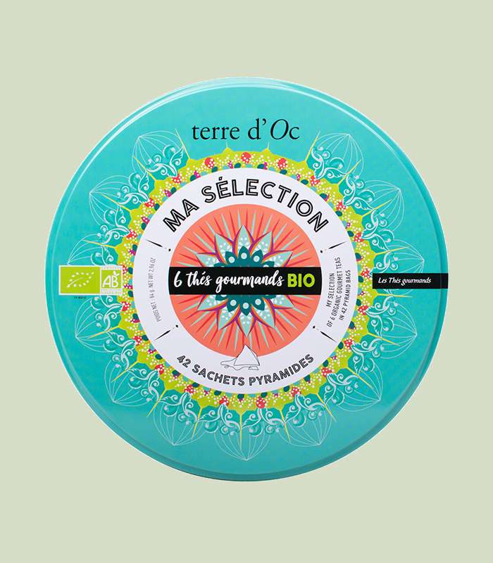 42 sachet de thés bio 6 provenances Terre d'OC