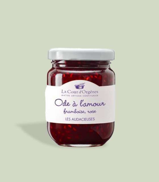 Découvrez notre recette gourmande de confiture aux framboises et aux roses Ode À l'Amour.