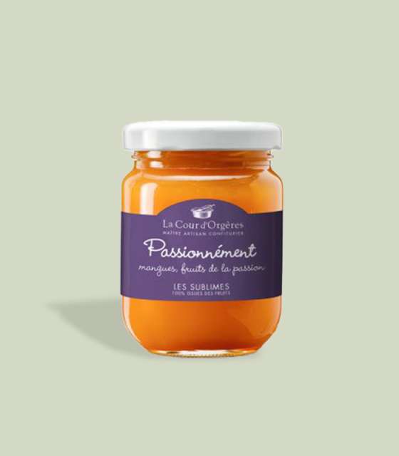 Découvrez notre recette gourmande de confiture au fruit de la passion et à la mangue Passionnément.