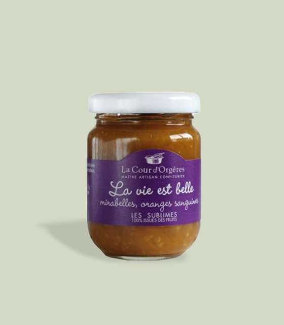 Découvrez notre recette gourmande de confiture à la mirabelle et au jus d'orange sanguine La Vie Est Belle.