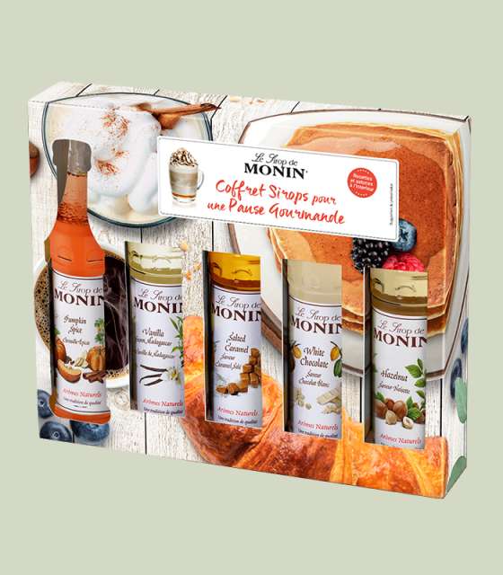 sirop Monin pause gourmande de 5 x 5 cl
