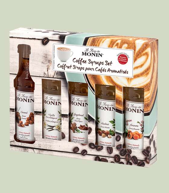 COFFRET MONIN 5 SAVEURS CAFE