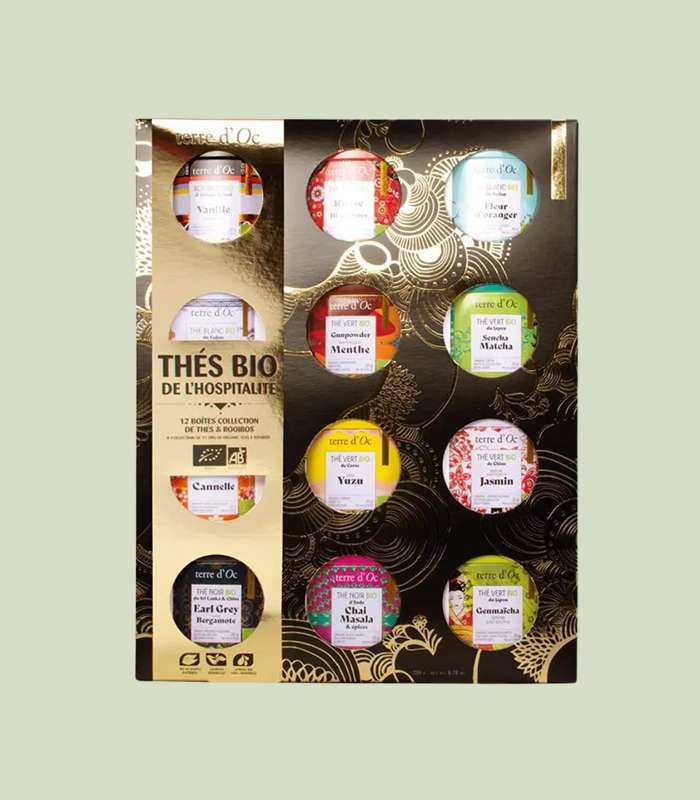 12 THES BIO THES NOIRS THES BLANCS THES VERTS MATCHA