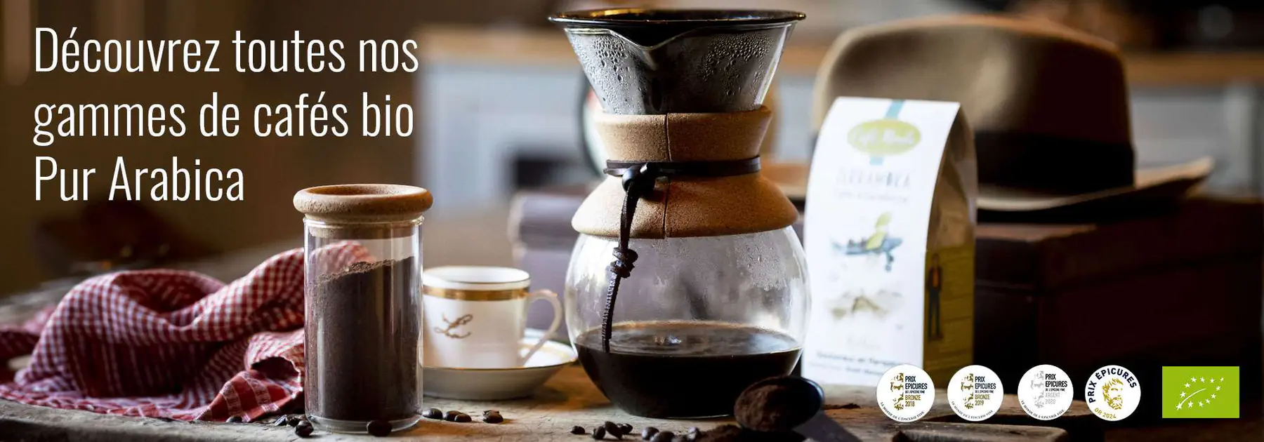 Cafés Bio d'Excellence : Capsules, Grains, Moulus & Dosettes | Terramoka